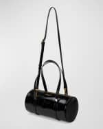Image 2 of 5: Brandon Blackwood Large Duffel Leather Shoulder Bag