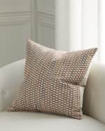 Image 1 of 2: Eastern Accents Hartmann Terracotta Decorative Pillow, 22" Square