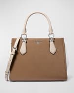 Image 1 of 2: MICHAEL Michael Kors Marilyn Medium Leather Satchel Bag
