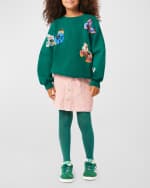Image 2 of 7: Molo Girl's Marika Embellished Butterfly Sweatshirt, Size 4-7