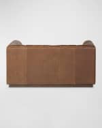 Image 3 of 5: Four Hands Alec Leather Chair and a Half