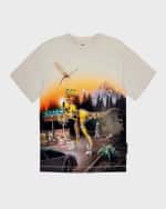 Image 3 of 4: Molo Girl's Riley Robotics Graphic T-Shirt, Size 4-7