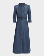 marella denim dress Tartufo Belted Cotton Midi Shirtdress Fashion Belt Buckle Style:Anodized Belt Buckle The main fabric contains #Ikkat Wedding Shift Dresses |