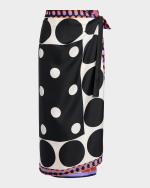 Dries Van Noten Scarfy Long Silk Wrap Skirt | Neiman Marcus