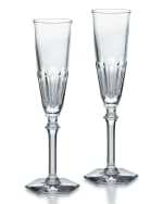 Image 2 of 2: Baccarat Harcourt Eve Champagne Flutes, Set of 2