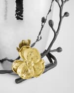 Image 3 of 4: Michael Aram Gold Orchid Medium Vase