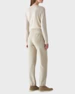Image 5 of 6: Loro Piana Merano Cashmere Drawstring Jogger Pants