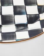 Image 2 of 6: MacKenzie-Childs Courtly Check Charger Plate