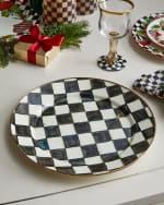 Image 5 of 6: MacKenzie-Childs Courtly Check Charger Plate