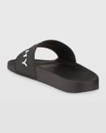 Image 3 of 6: Givenchy Logo Rubber Sandal Slide