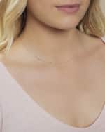 Image 2 of 2: Maya Brenner Designs Mini 2-Letter Personalized Necklace, 14k White Gold