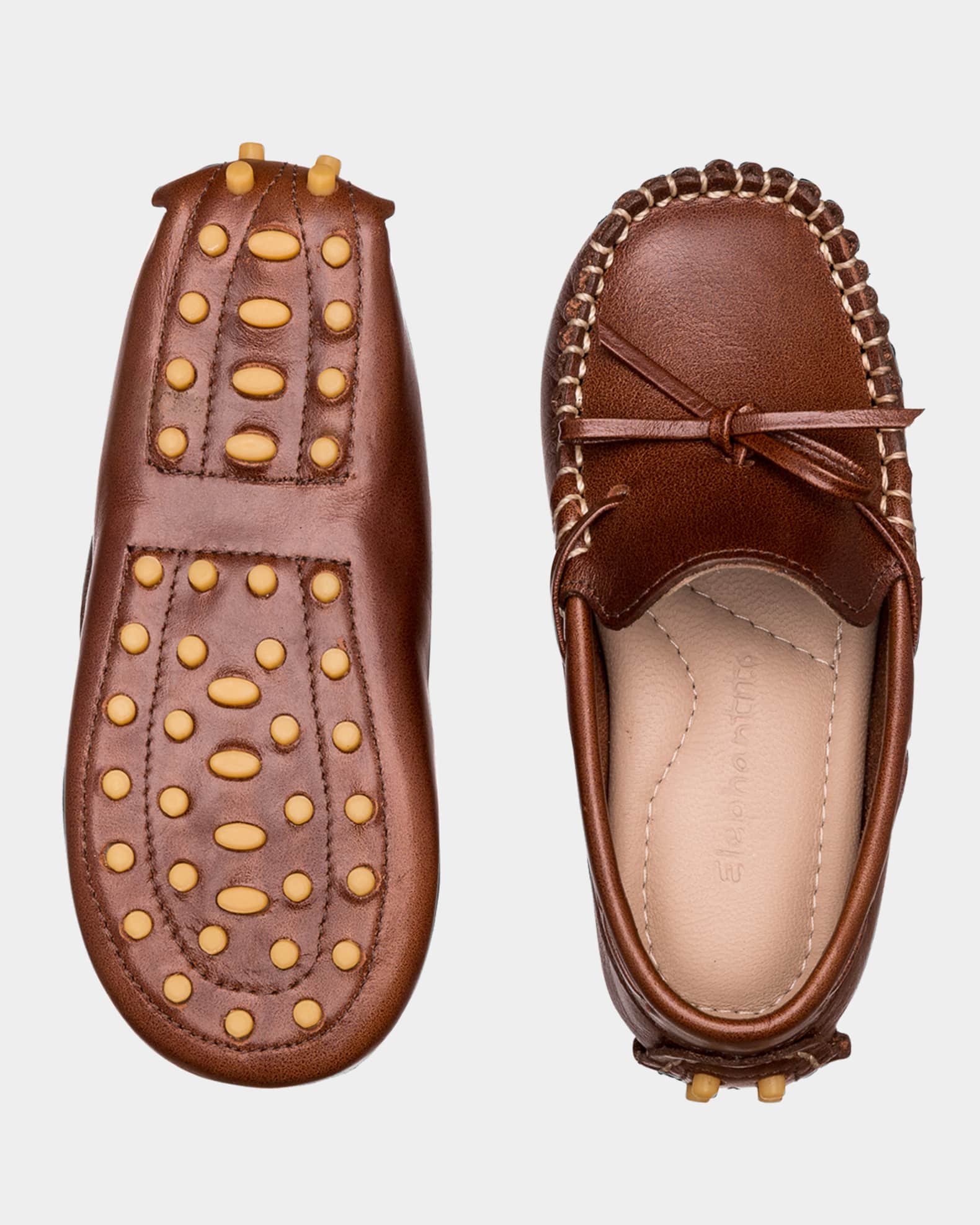 Elephantito Boys Shoes - Alex Driver Loafers - Natural main image 1