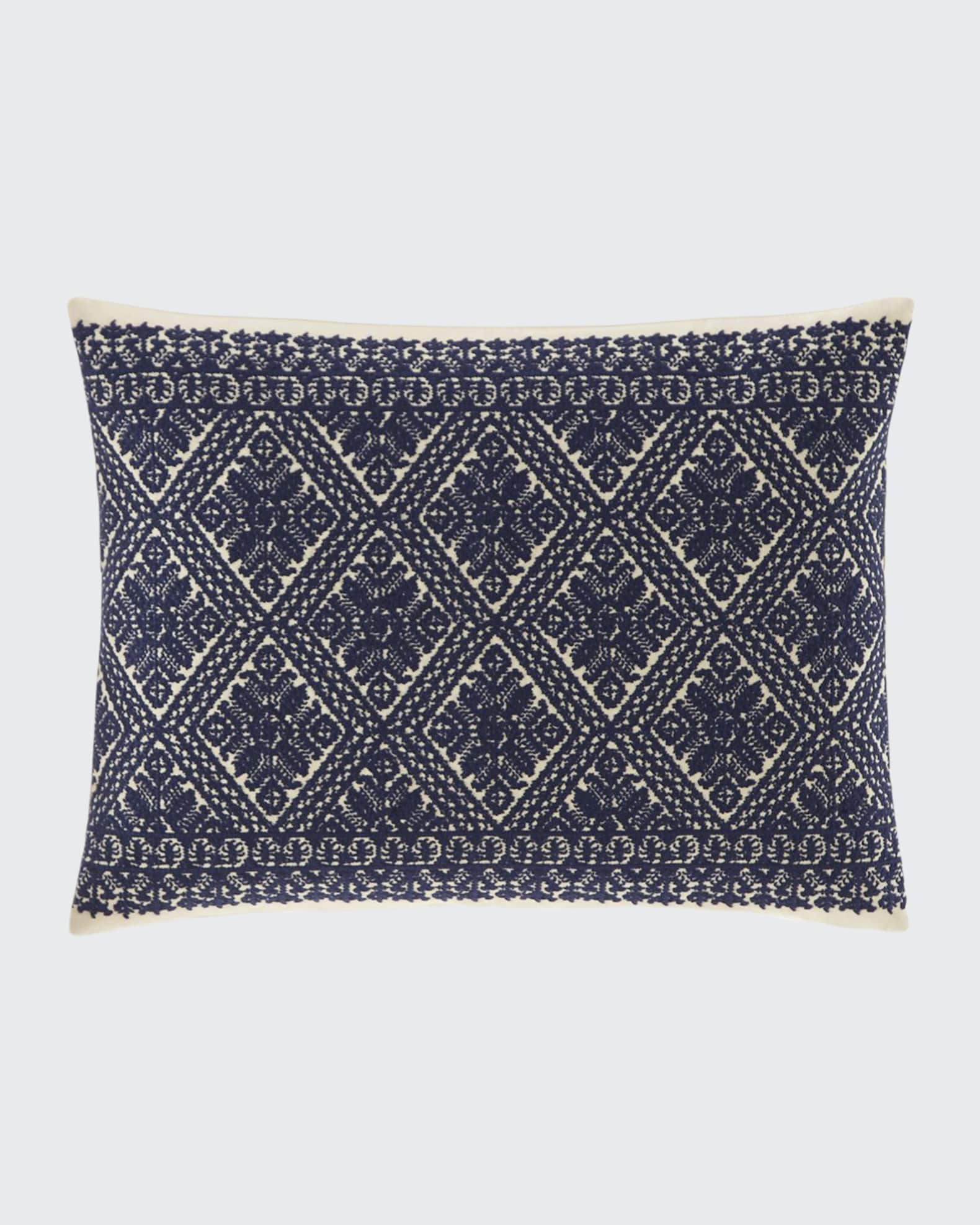 Ralph Lauren Home Haywood Embroidery Pillow