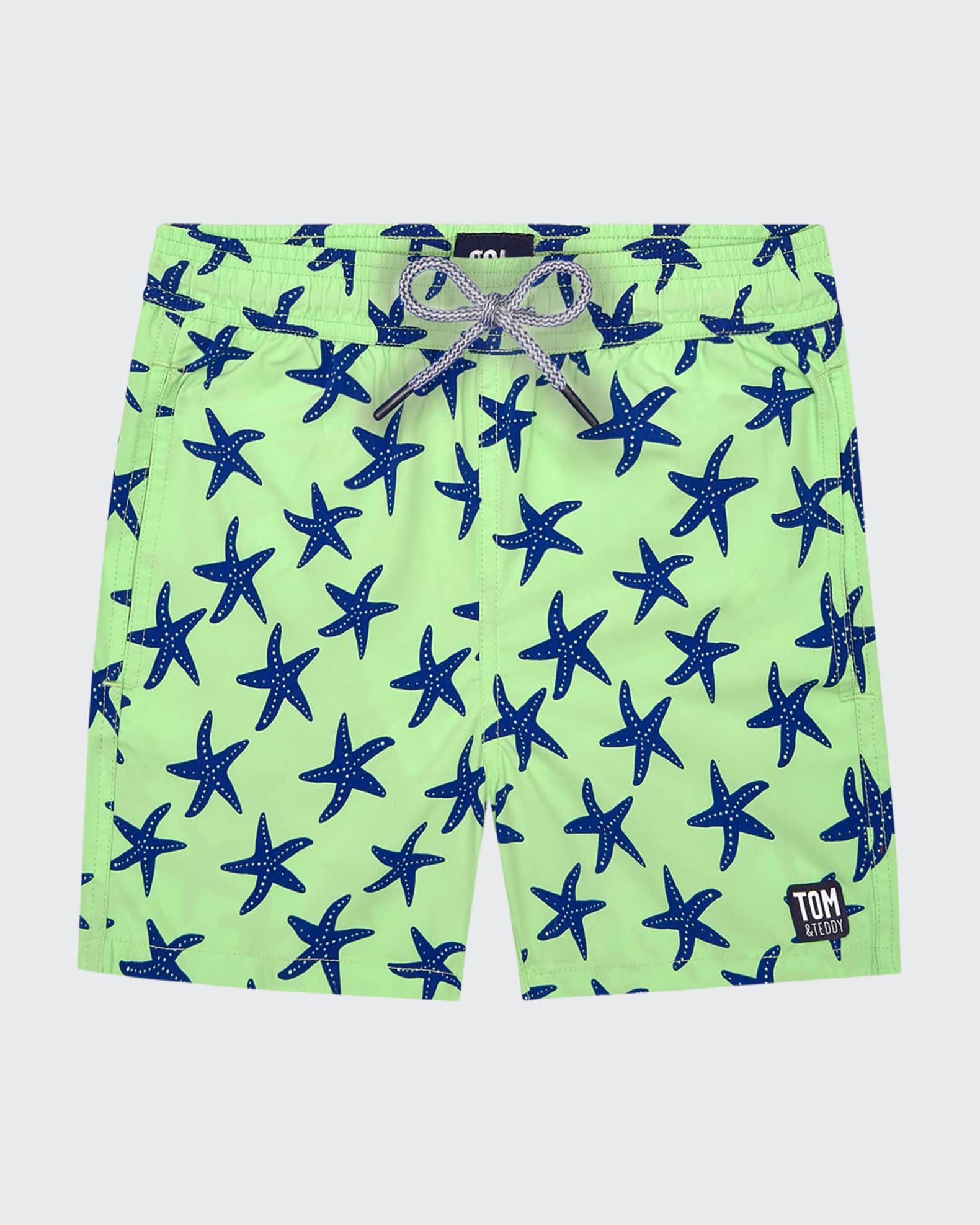 Sullivan Starfish & Stripes Swim Trunks