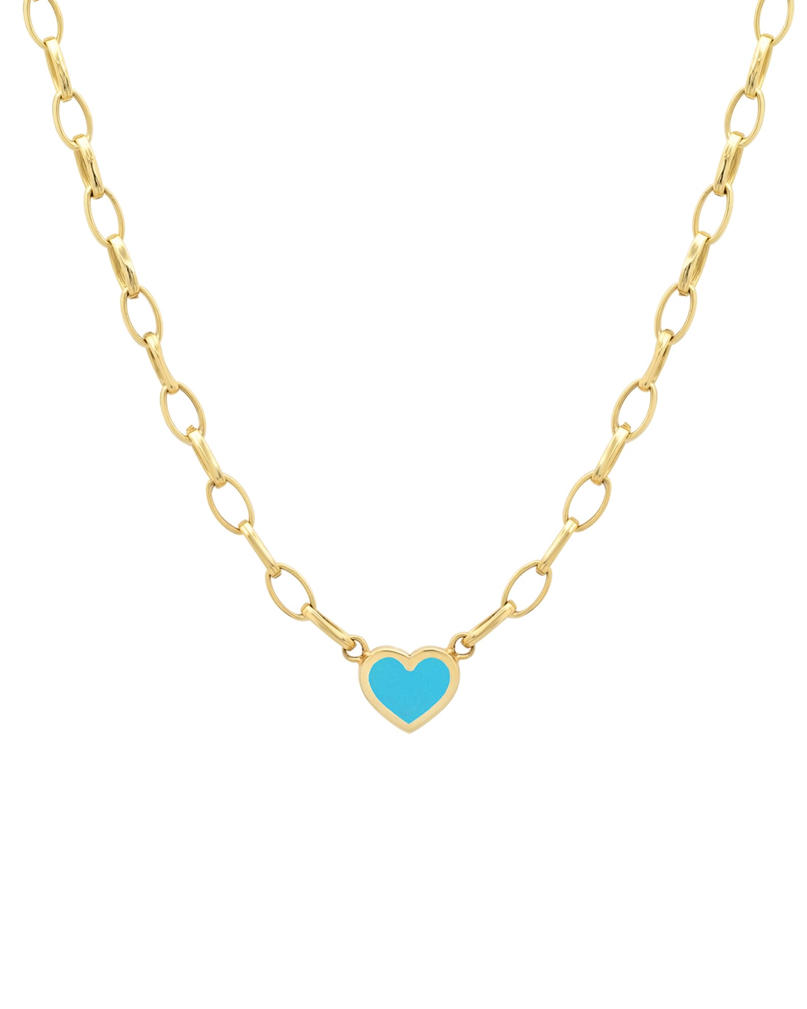 【JENNIFER MEYER】heart-by-the-inch 18-karat gold ネックレス JENNIFER MEYER Heart-by-the-Inch 18-karat gold necklace