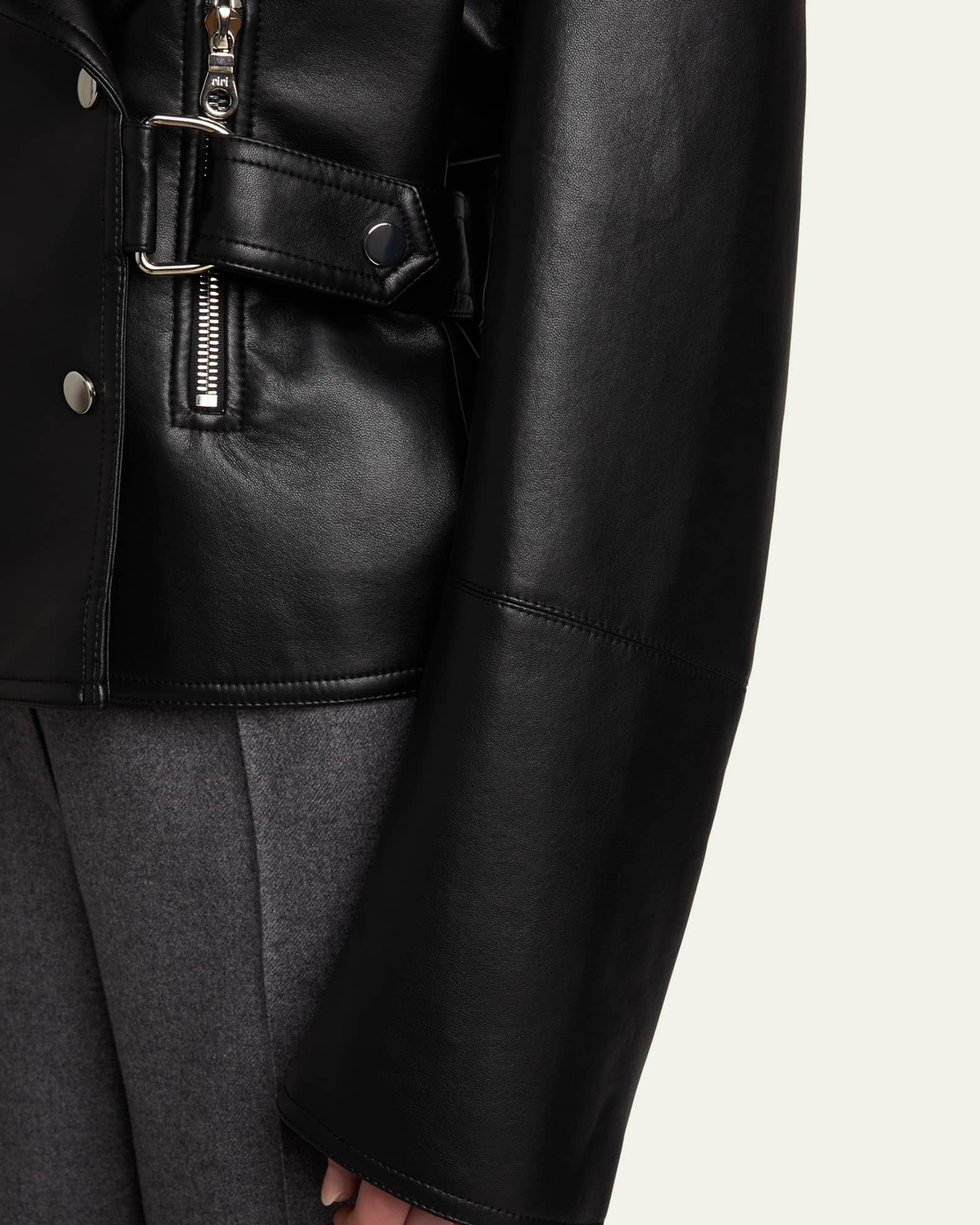 Nanushka Ado Leather Jacket | Neiman Marcus