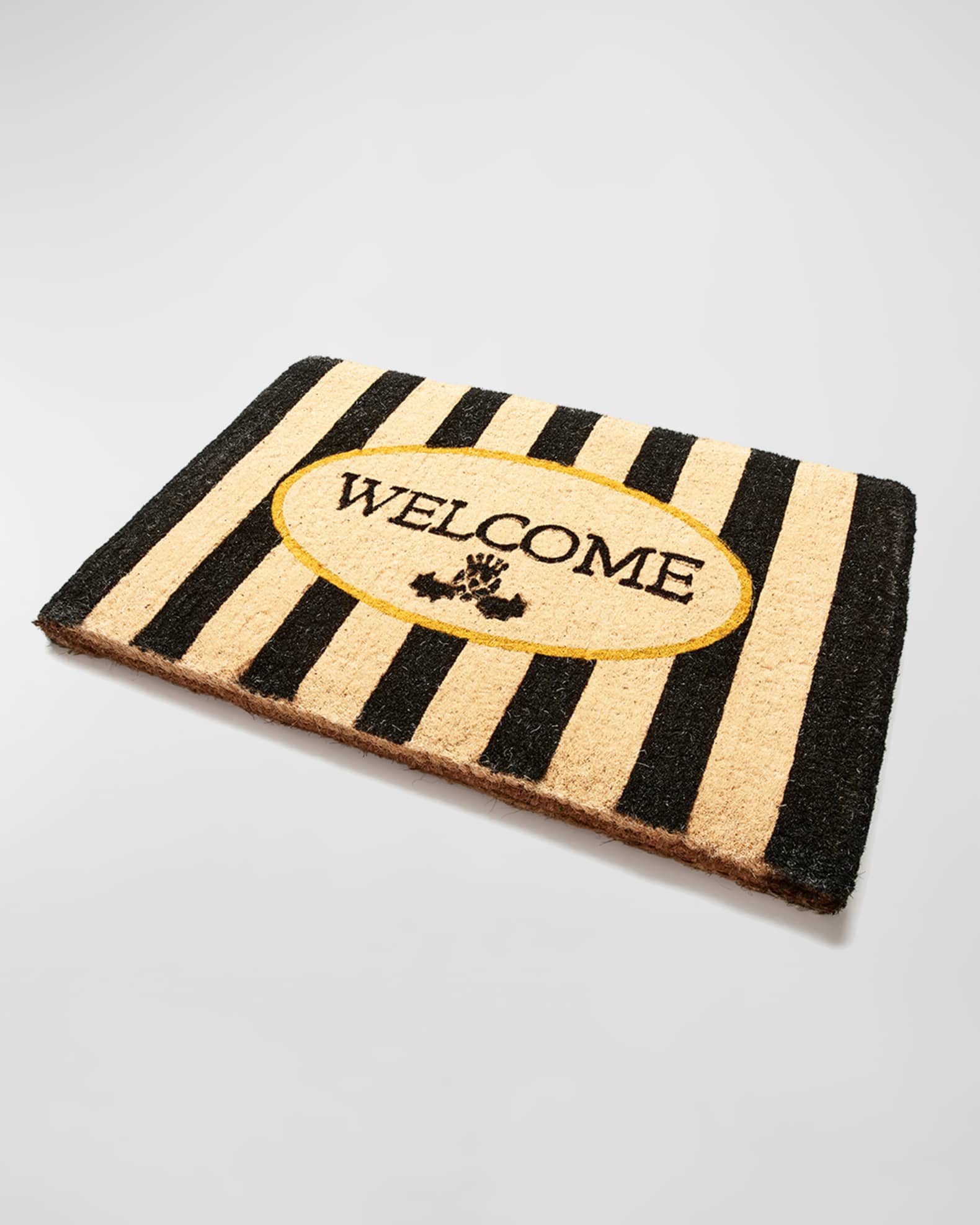 Awning Stripe Welcome Mat 1