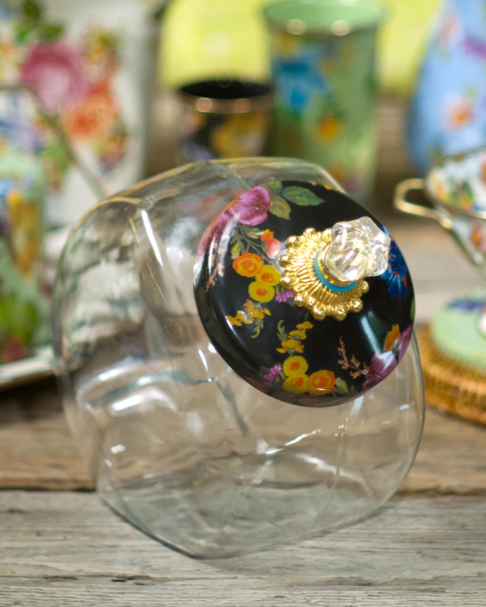 Flower Market Cookie Jar 1