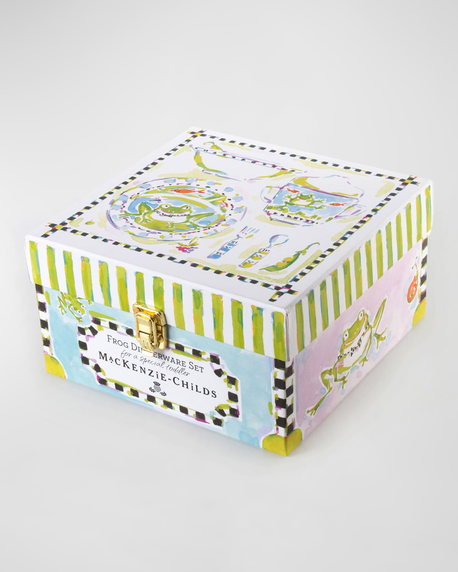 MacKenzie-Childs Boys' Frog Dinnerware Box Set | Neiman Marcus