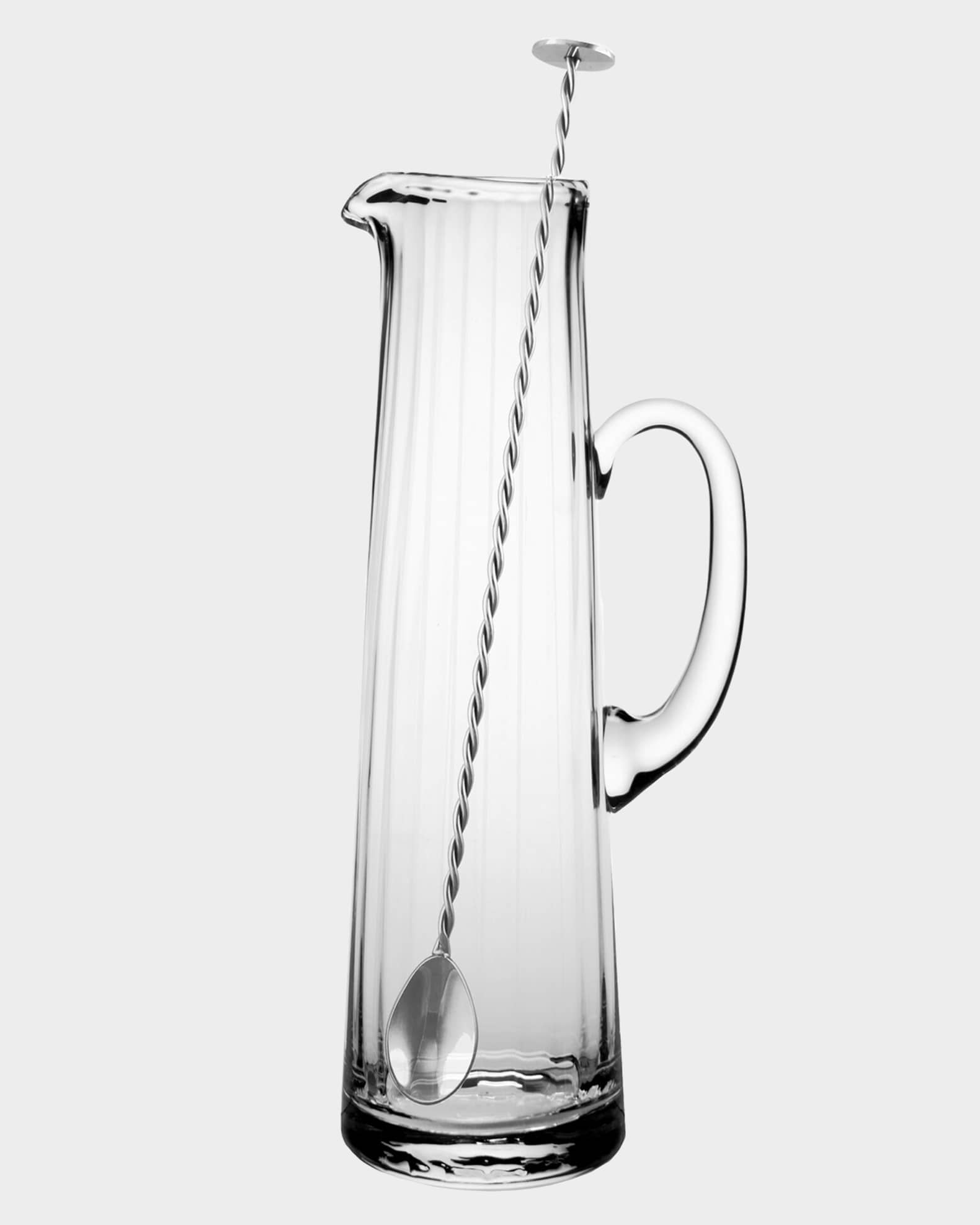 William Yeoward Crystal Corrine Cocktail Jug and Spoon Neiman Marcus