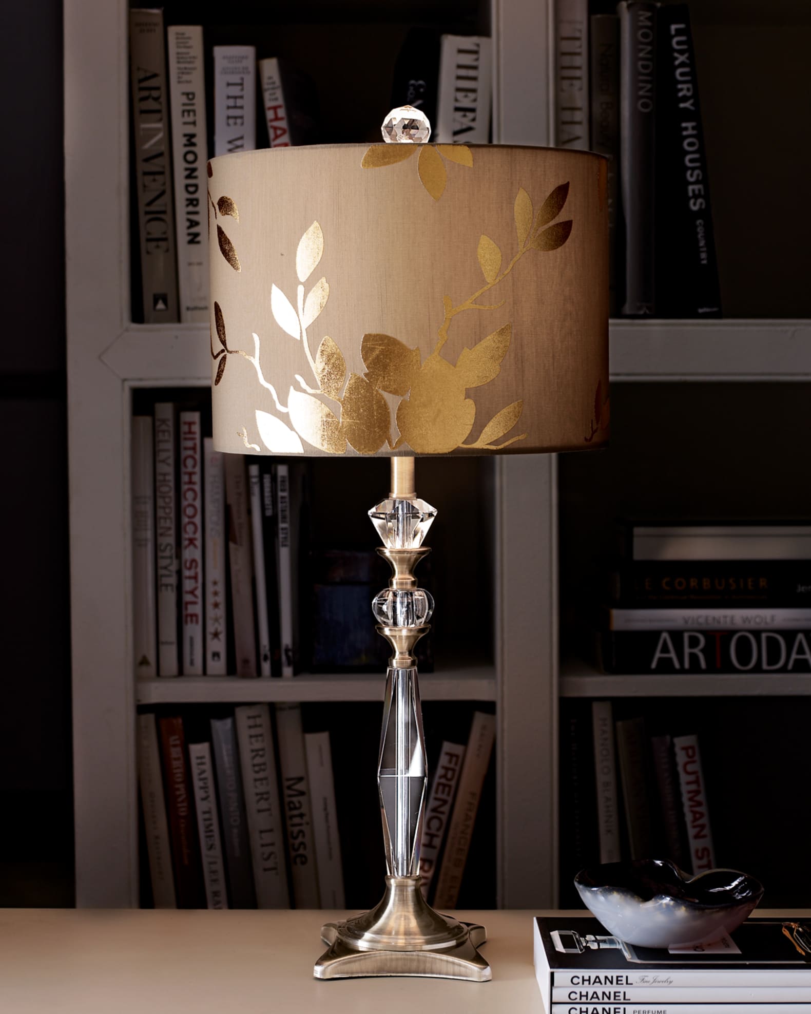Couture Lamps Golden Leaf Table Lamp Neiman Marcus