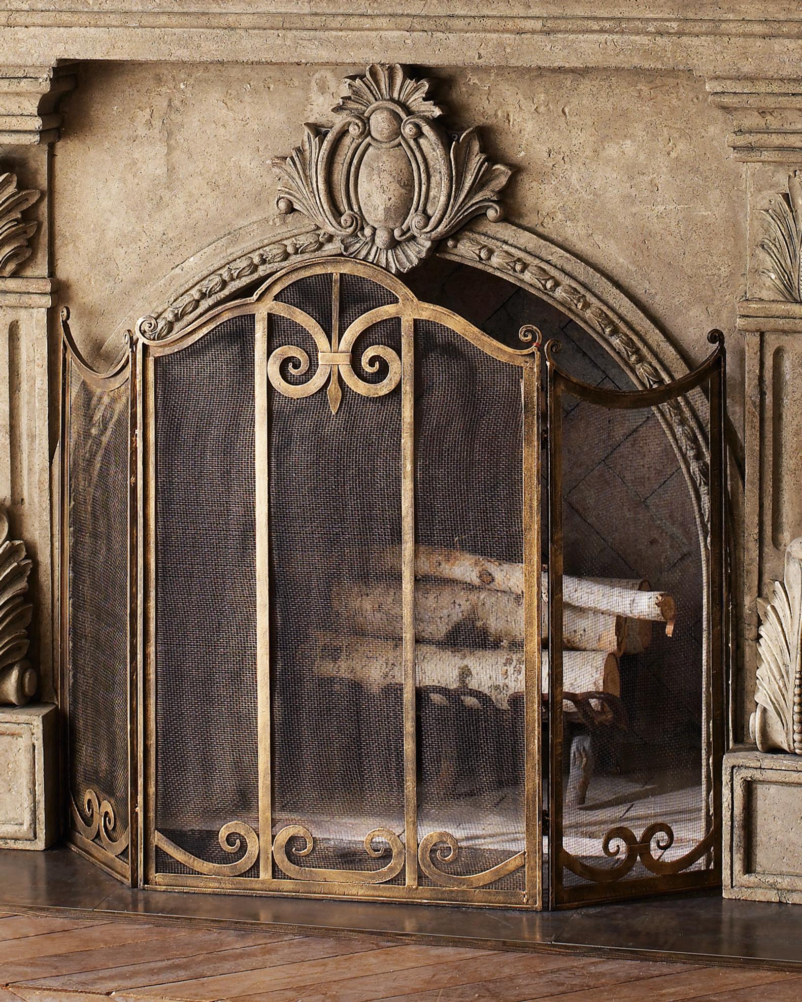 Classic Fireplace Screen | Neiman Marcus