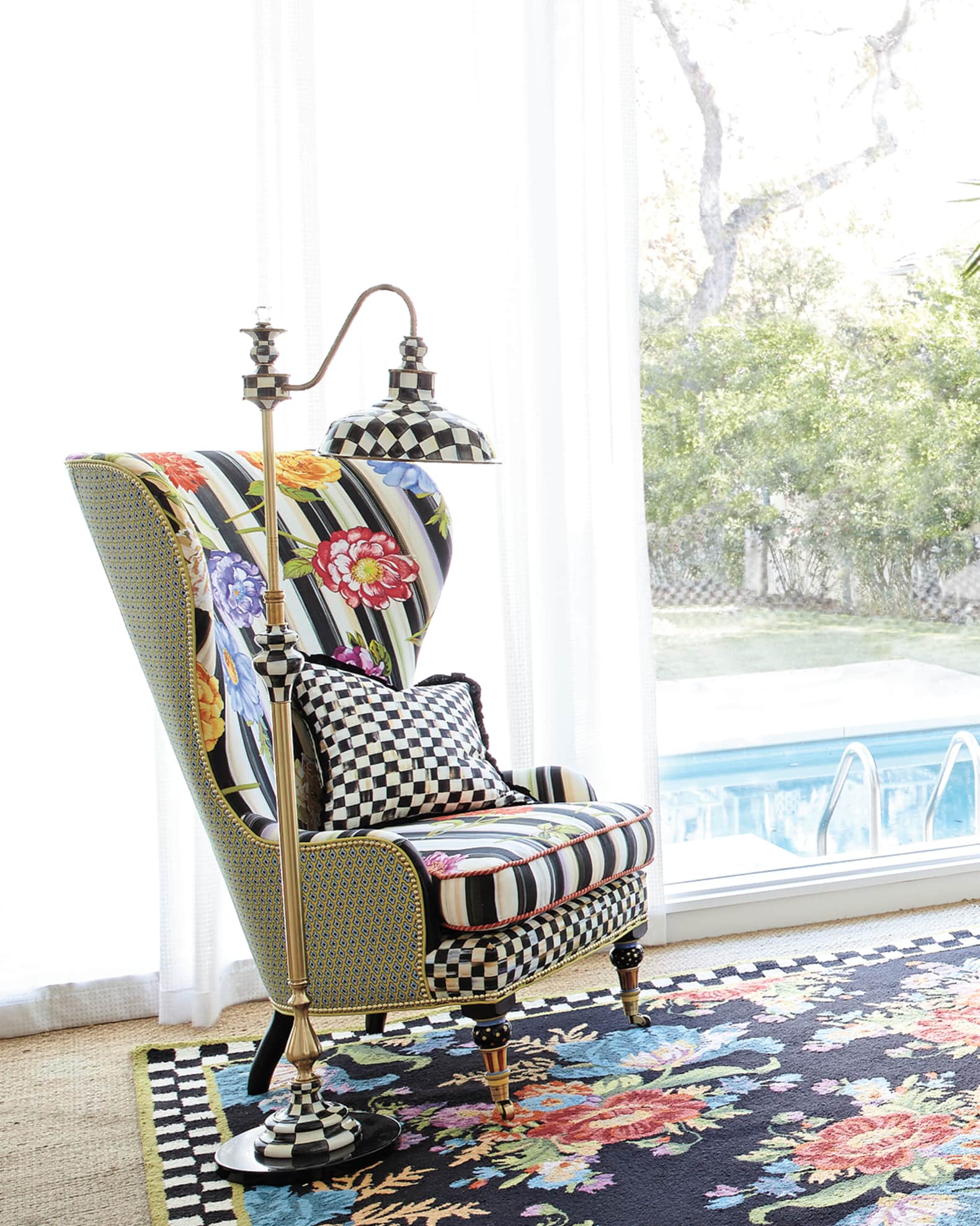 Mackenzie childs floor lamp on sale