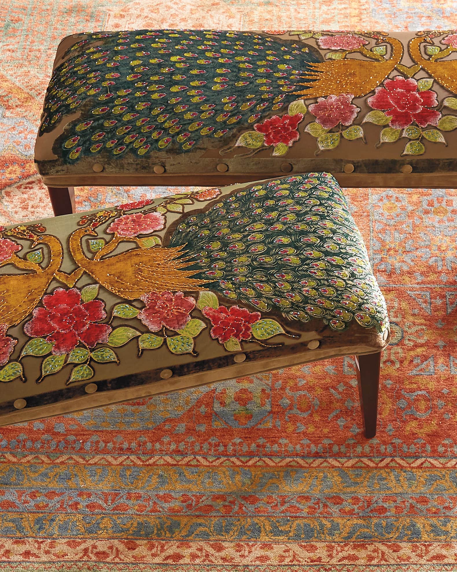 Peacock Bench, 42" 1