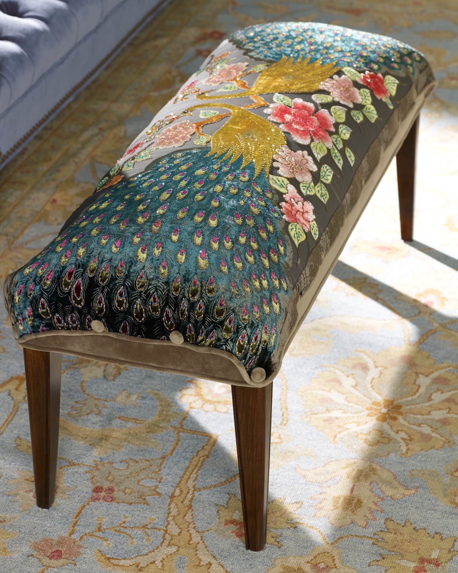 Peacock Bench, 42" 1