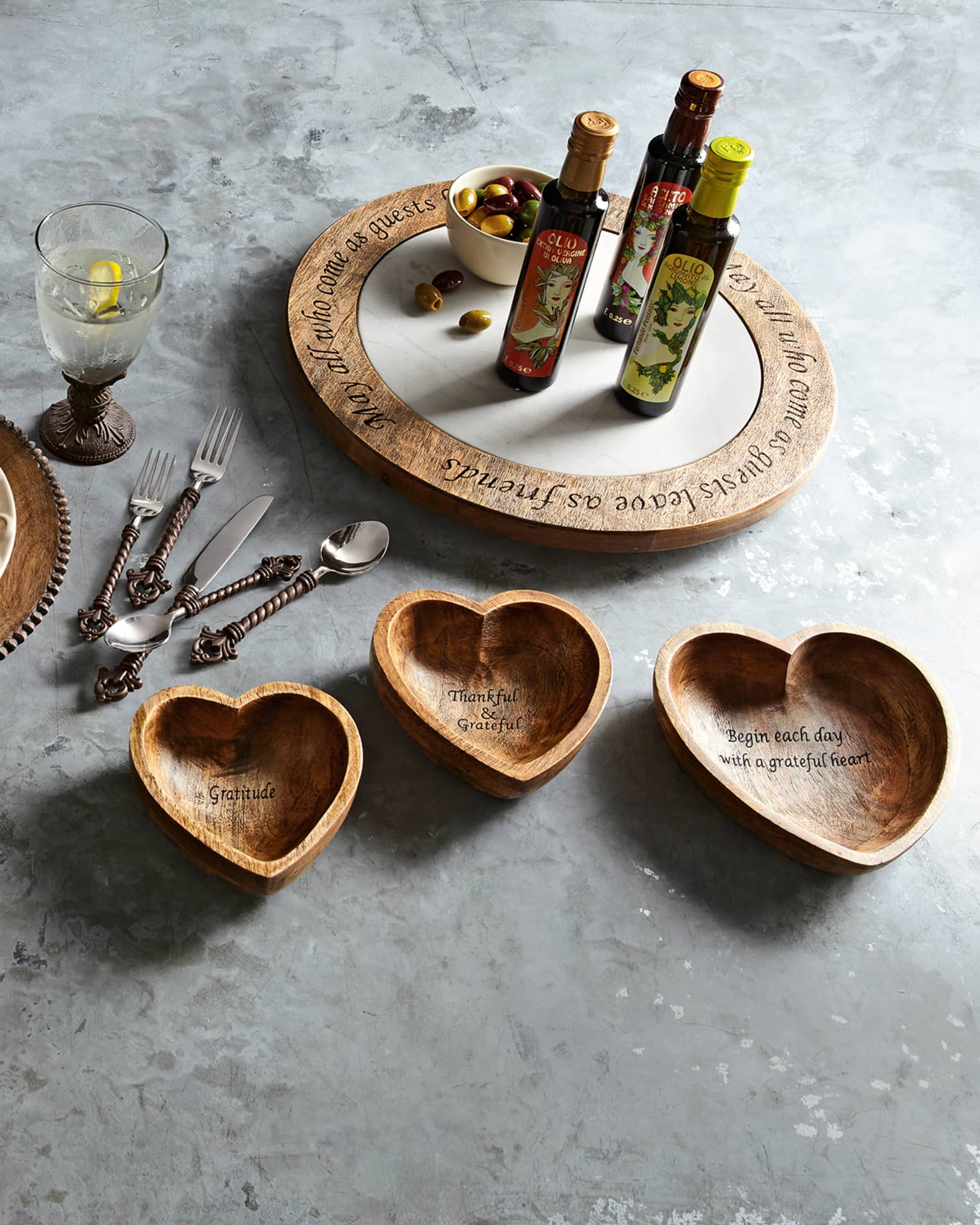 G G Collection Gratitude Bowls, 3Piece Set Neiman Marcus