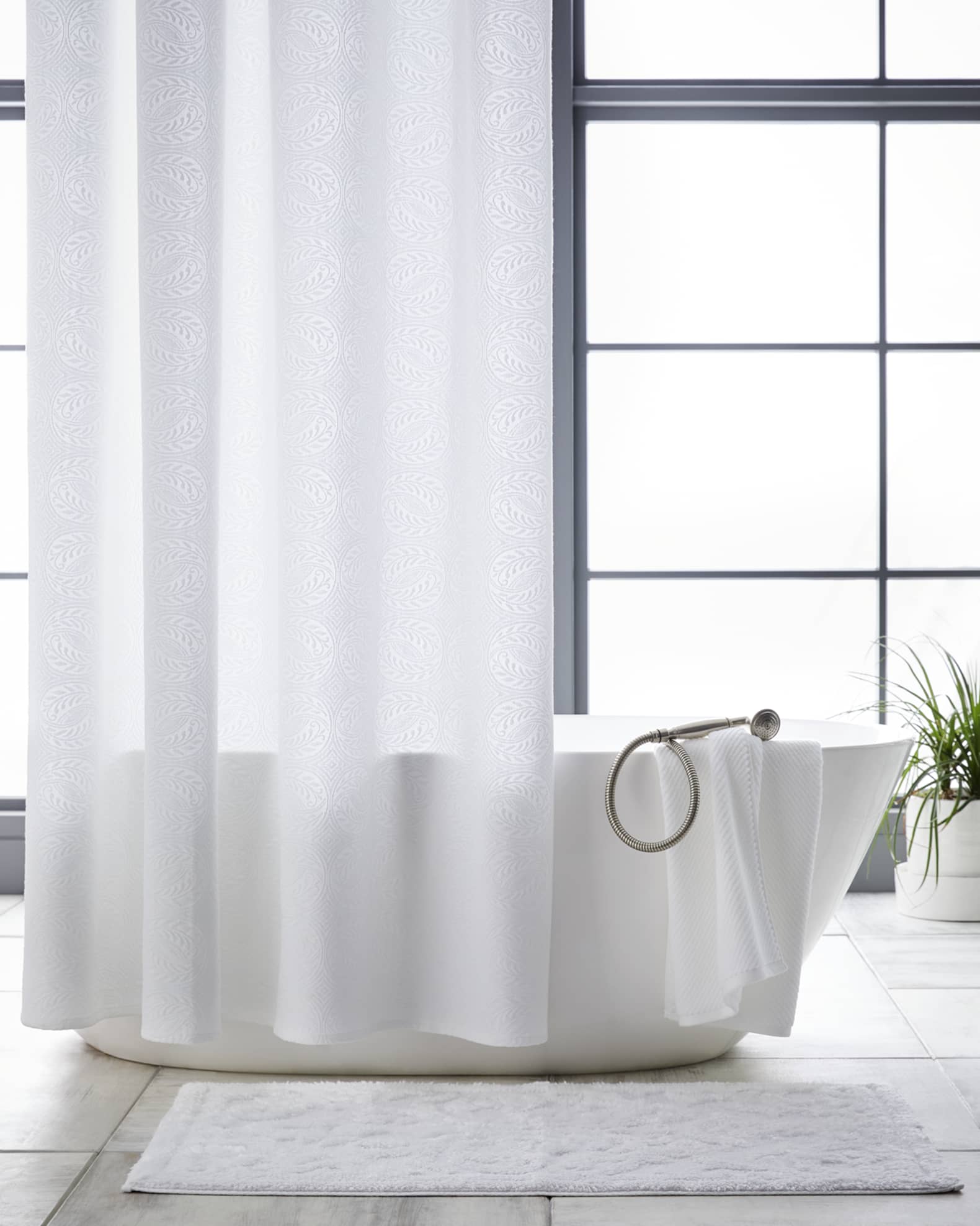 Peacock Alley Vivian Shower Curtain Neiman Marcus