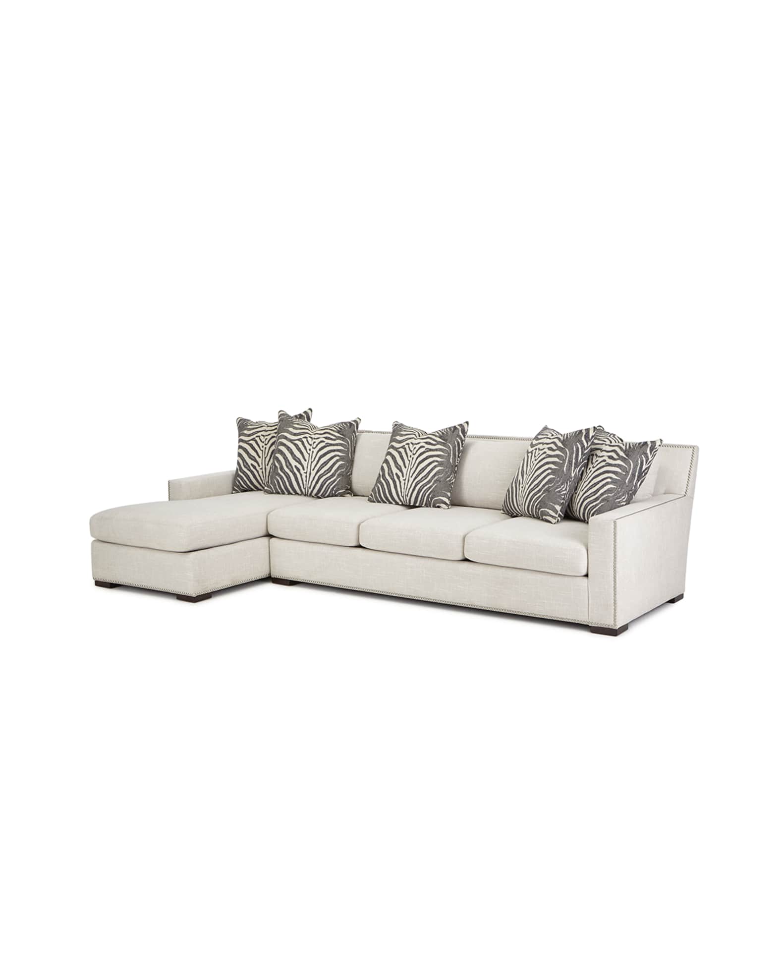 Zanzibar Chaise Sectional Sofas Neiman Marcus