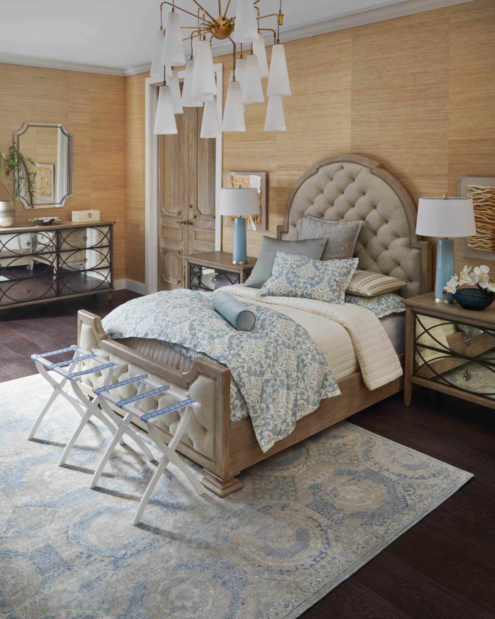 Exquisite Rugs Venetian Blue Fine Rug, 8' x 10' | Neiman Marcus