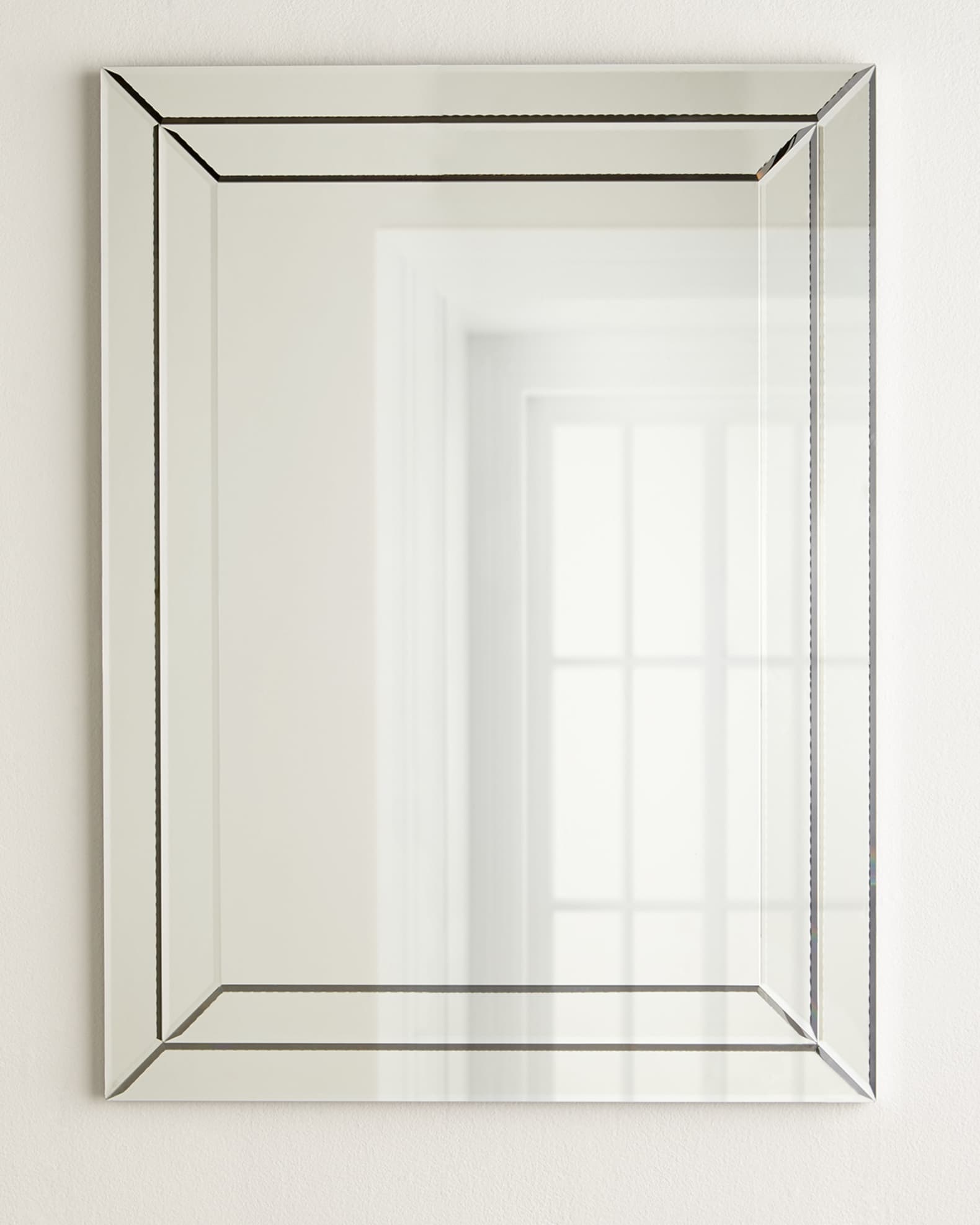 Etched Rectangular Mirror Neiman Marcus