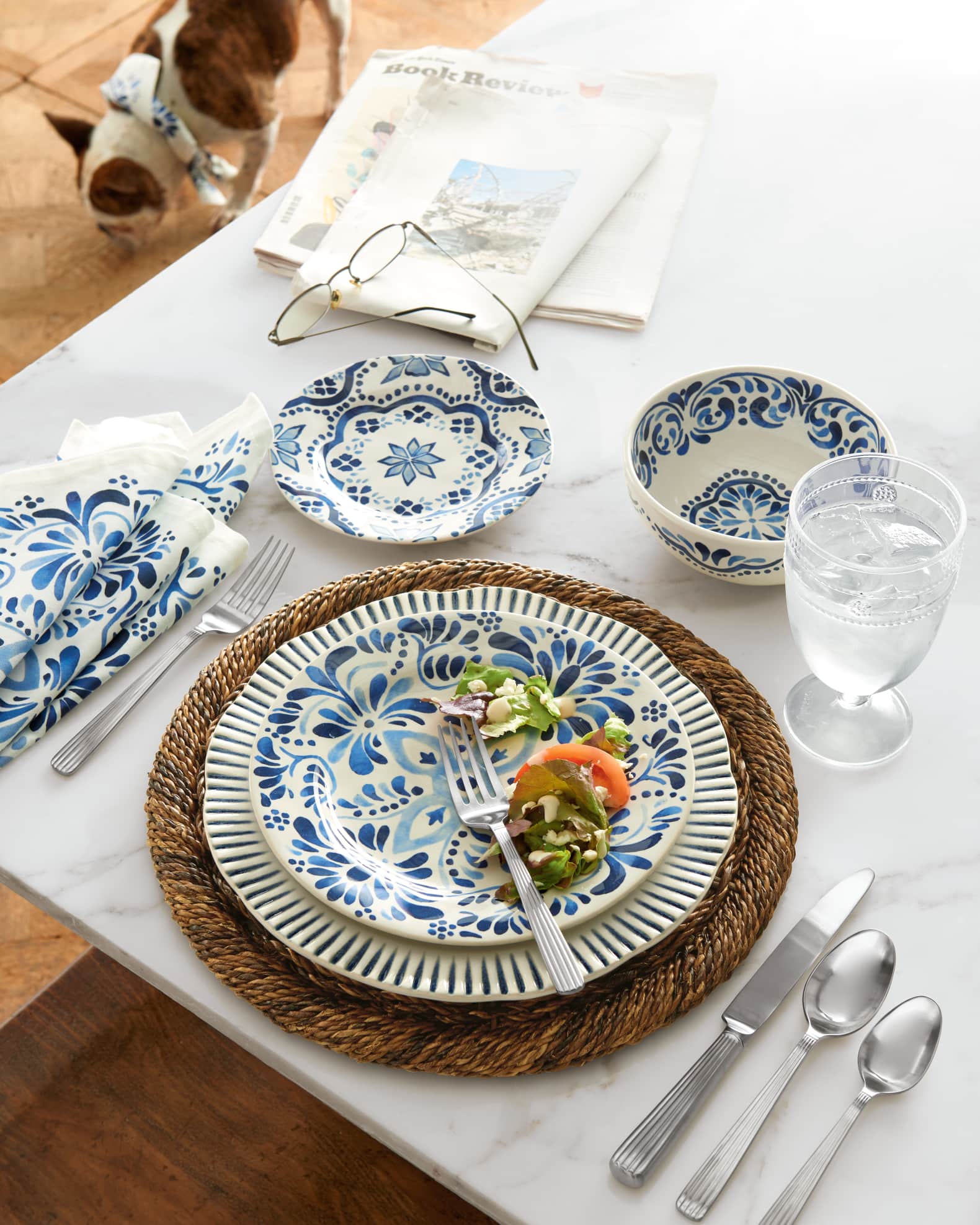 Juliska Iberian Side/Cocktail Plate Indigo Neiman Marcus