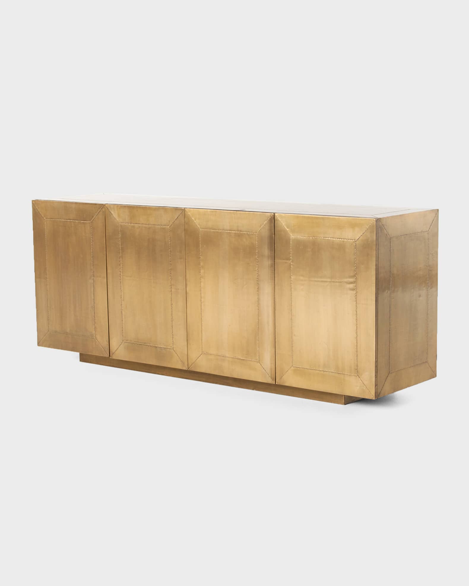 Aged Brass-Covered Sophie Console 0