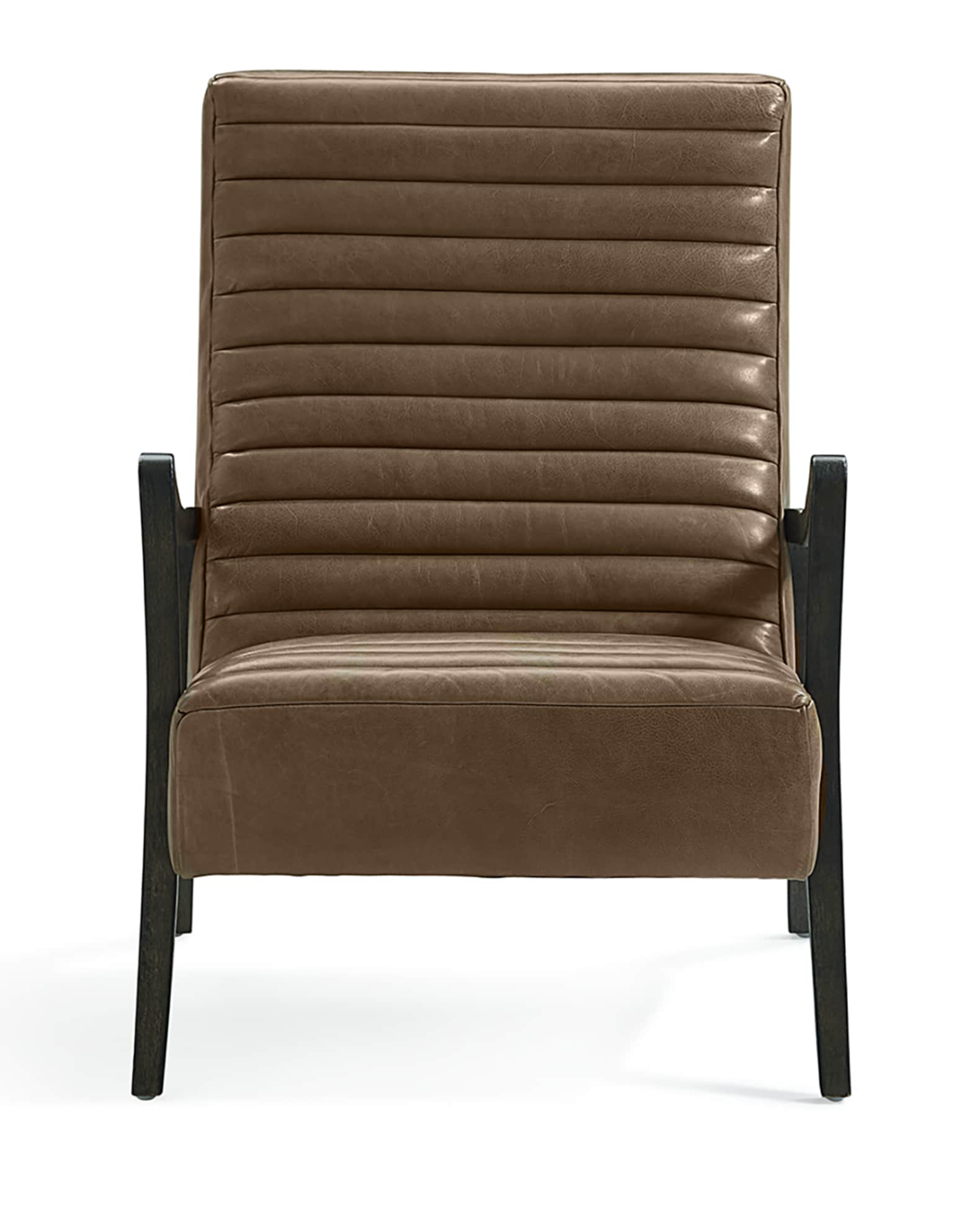 Four Hands Chance Leather Accent Chair Neiman Marcus