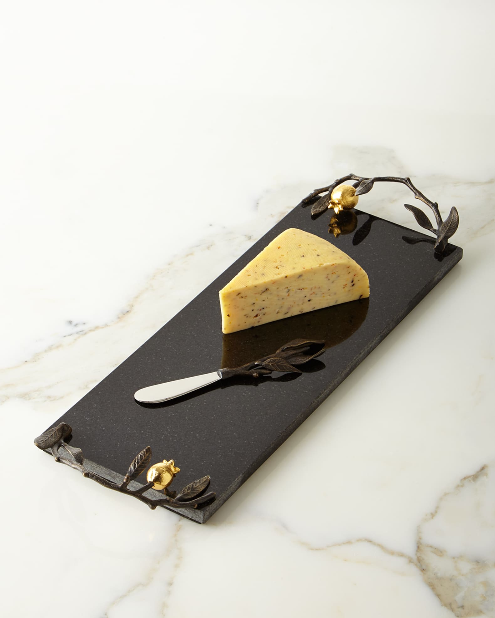 Pomegranate Cheese Board & Knife 0