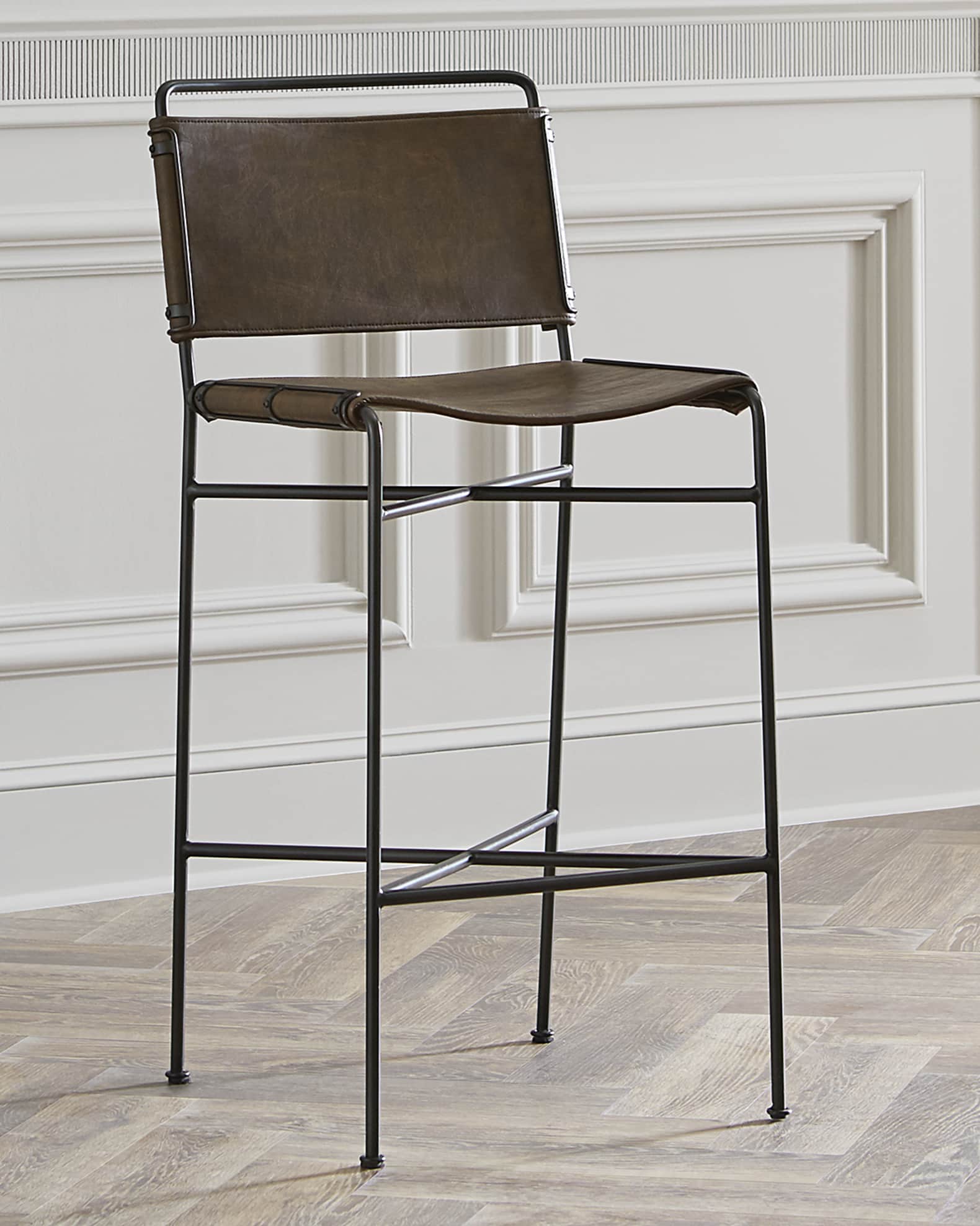Four Hands Wharton Bar Stool, 30.25" Neiman Marcus