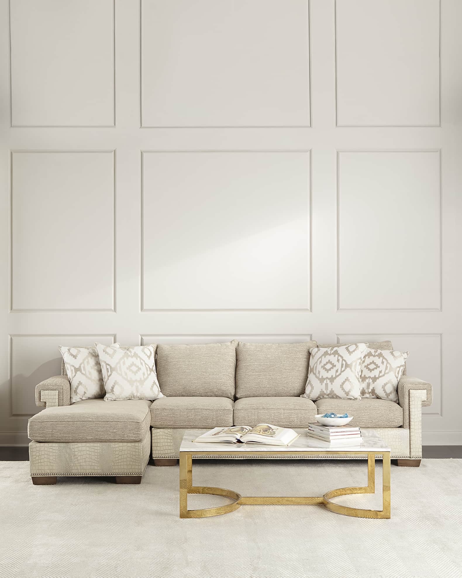 Andrews Left Chaise Sectional 0