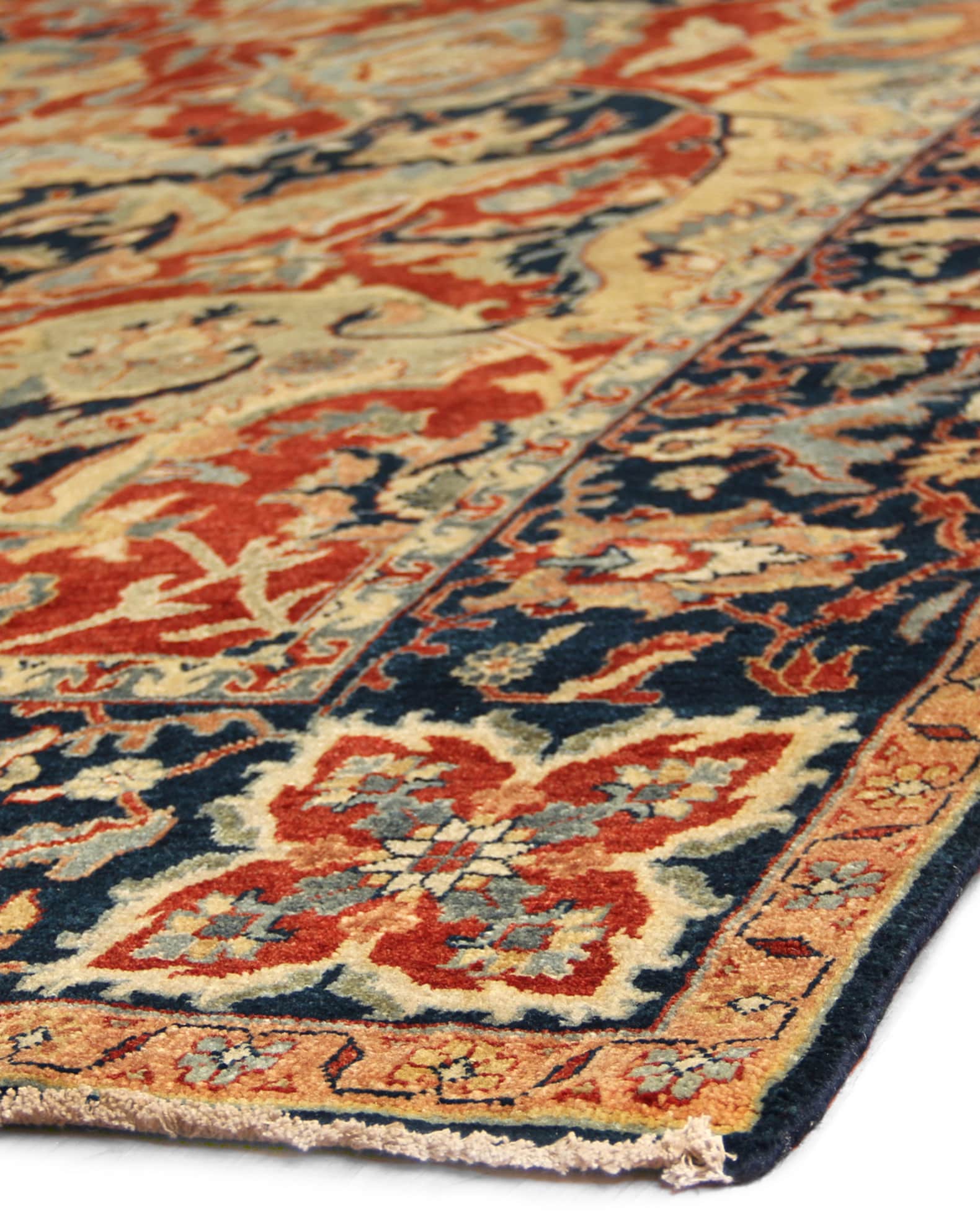 Bergeron Antiqued Weave Serapi Rug 1