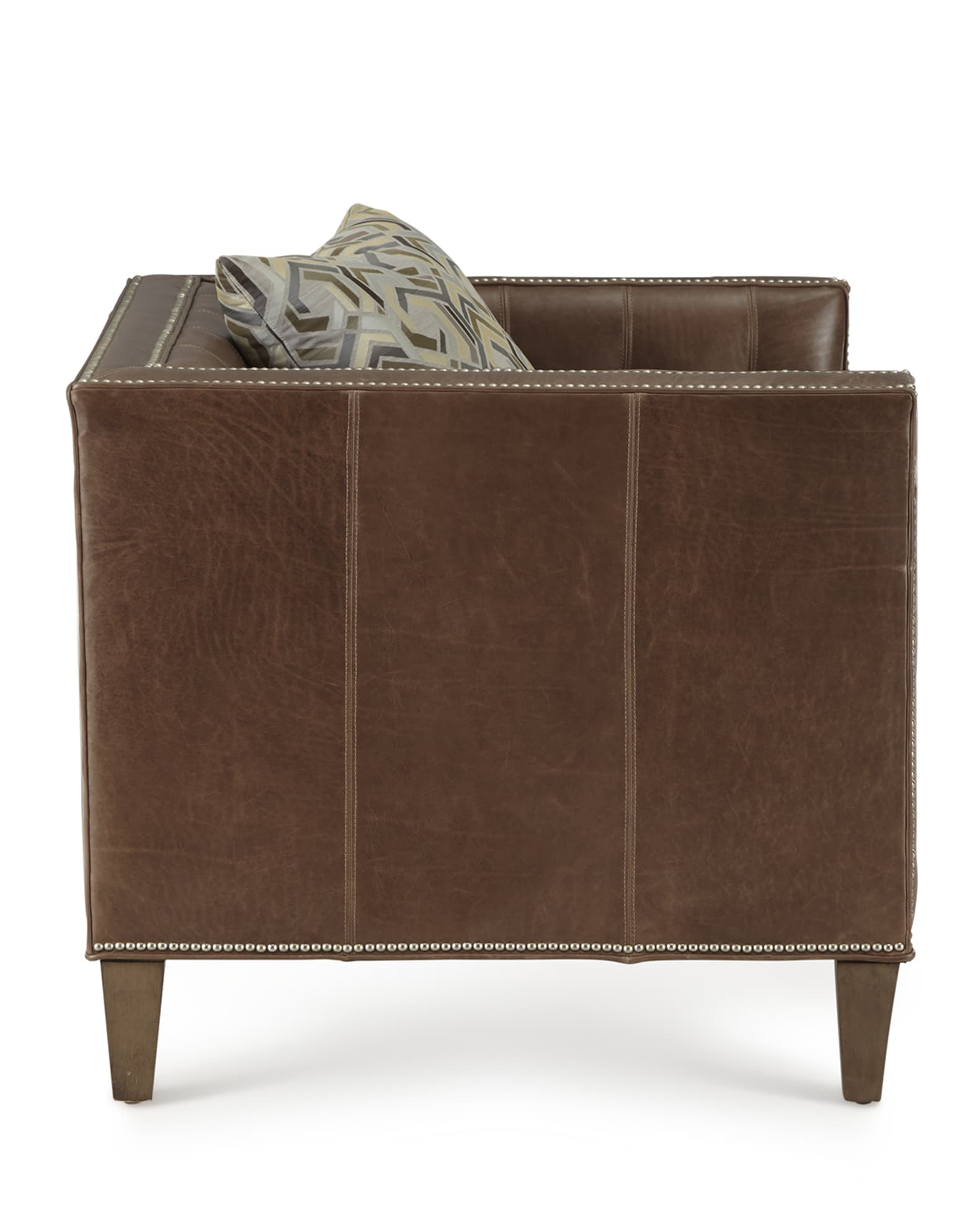 Jagger Tufted Leather Chair 1