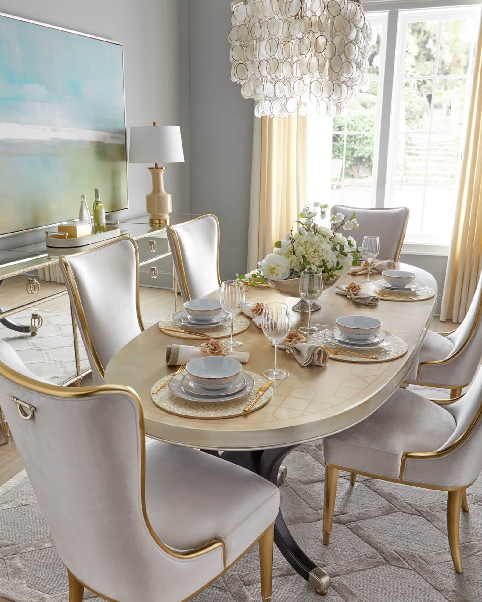 Caracole dining table hotsell set