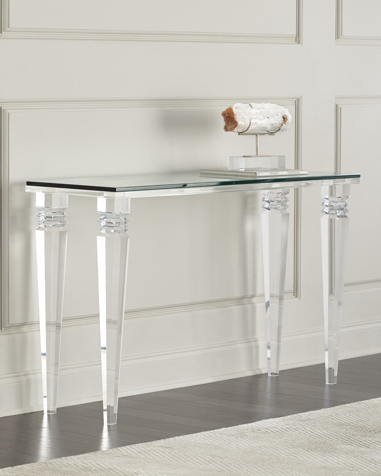 Christelle Acrylic Console Table 1