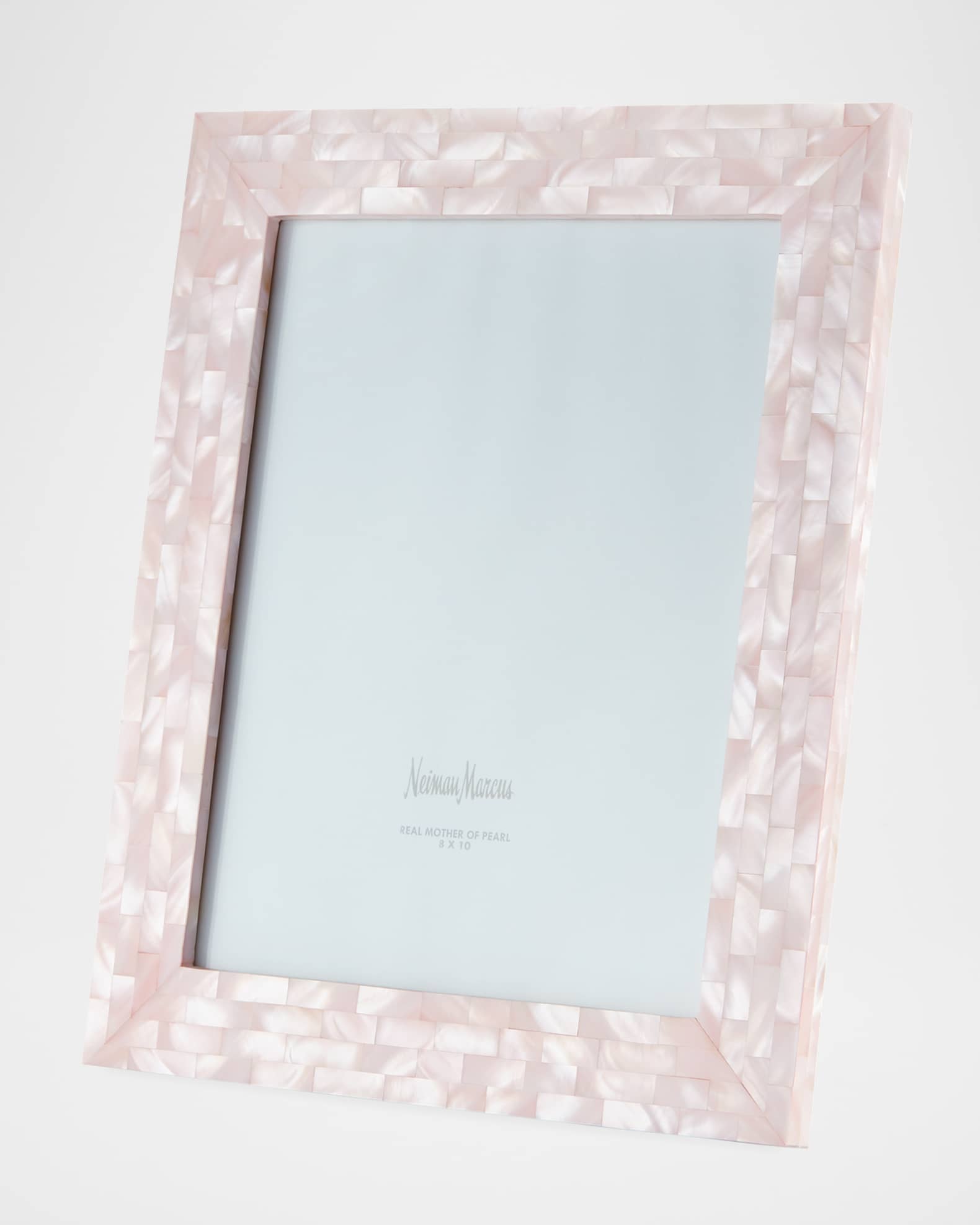 The Jws Collections Mother-of-Pearl Picture Frame, Pink, 8