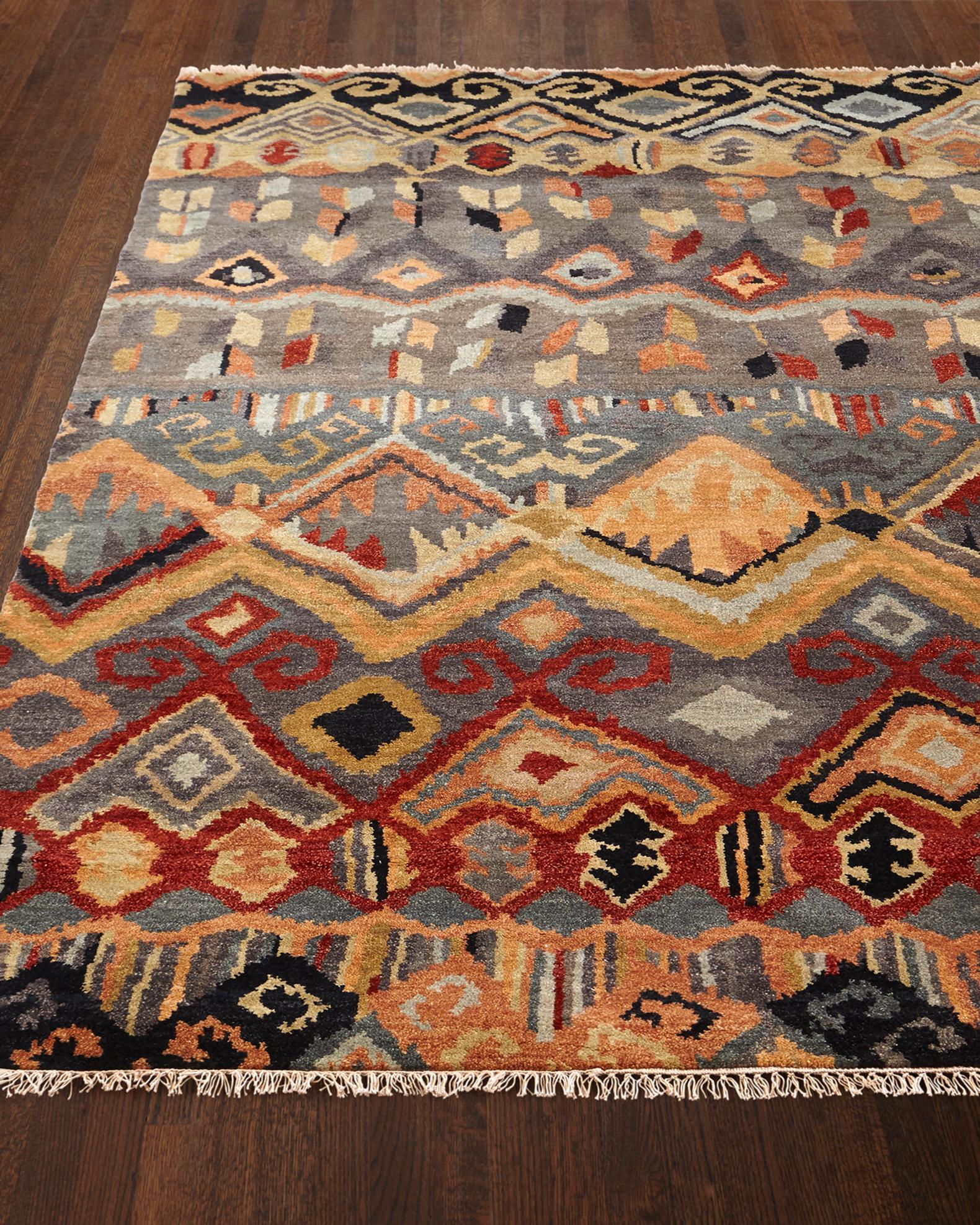Noam Earth Hand-Knotted Rug | Neiman Marcus