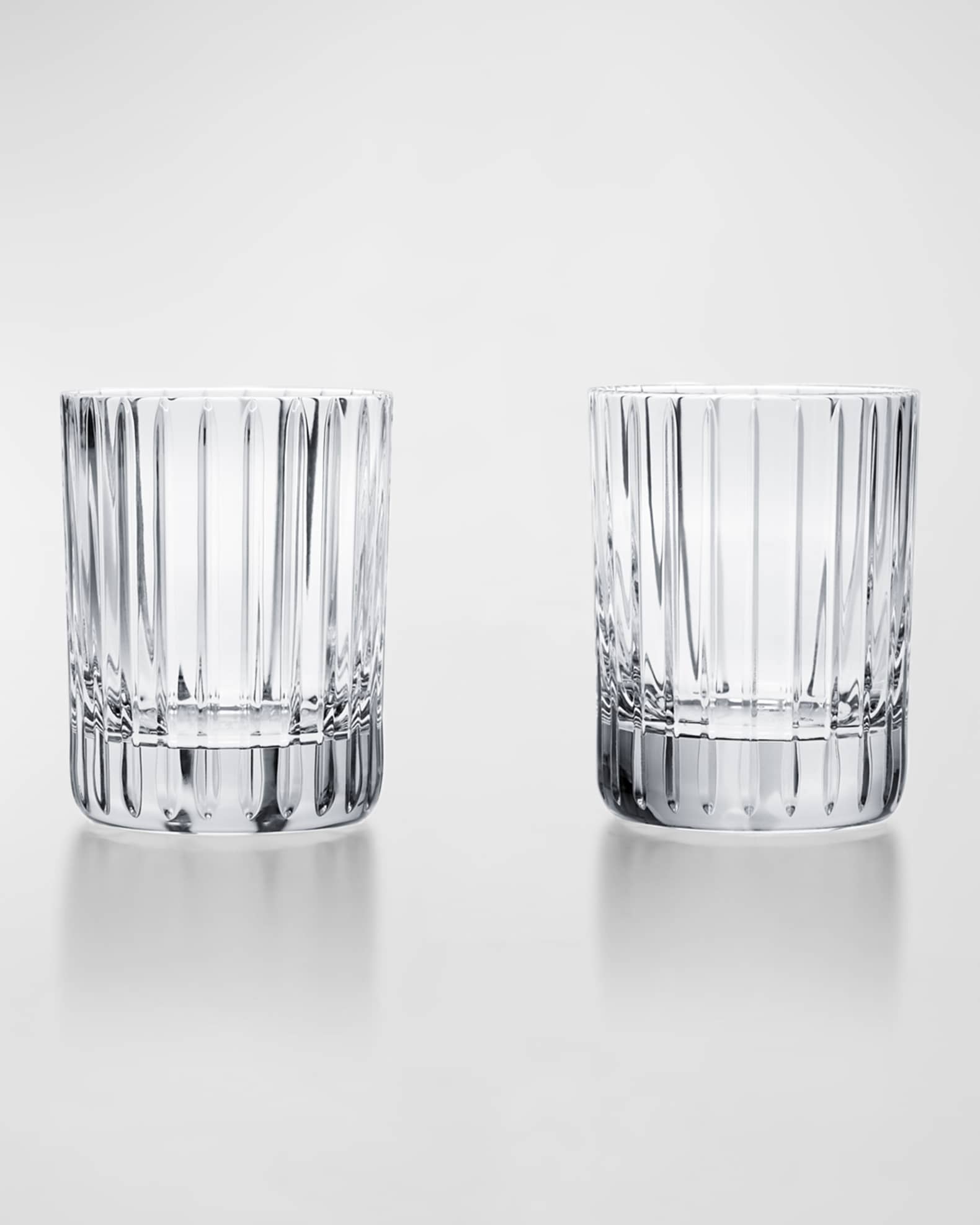 Baccarat Harmonie Crystal Triple Old Fashion Tumblers, Set of 2