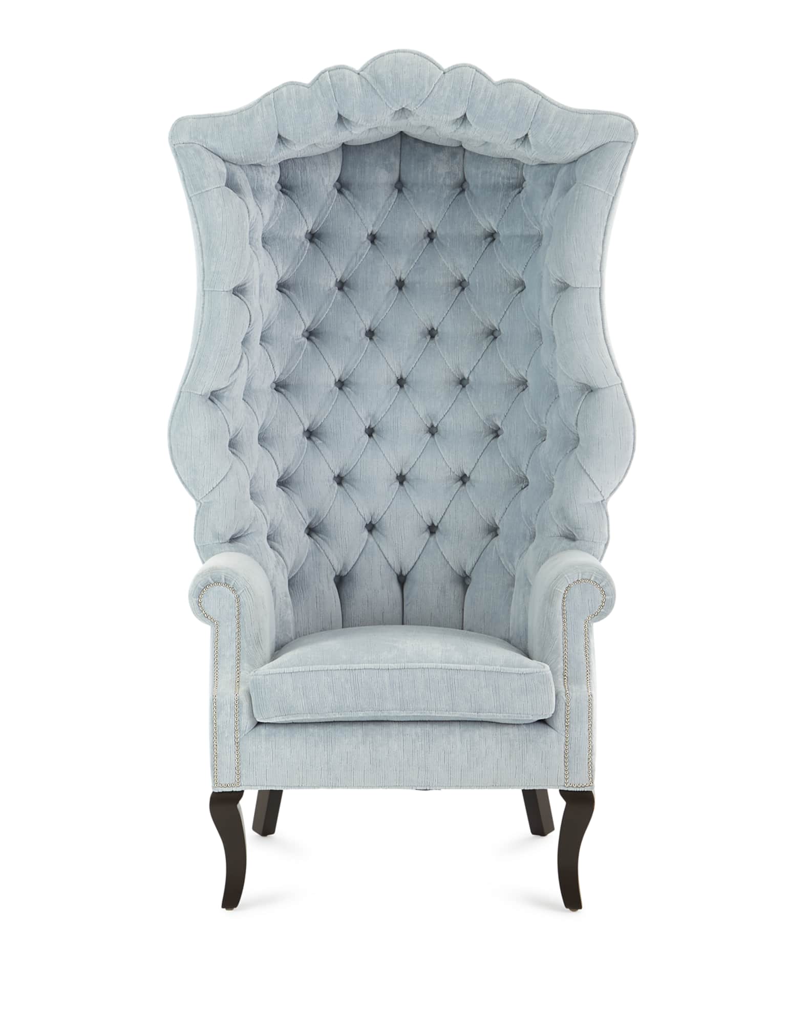Peyton Hooded Accent Chair 0