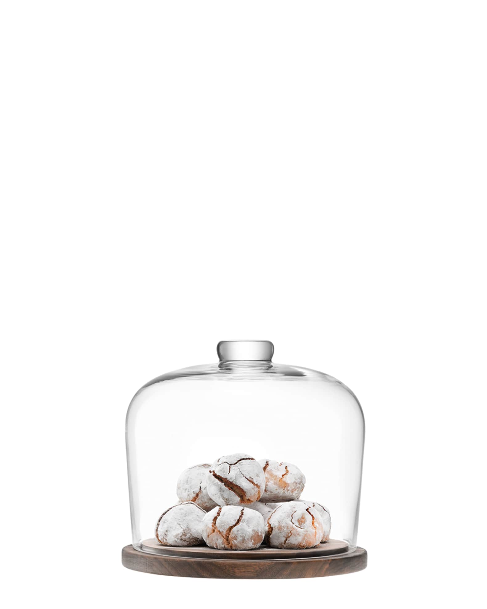 LSA City Dome with Walnut Base, 7.75