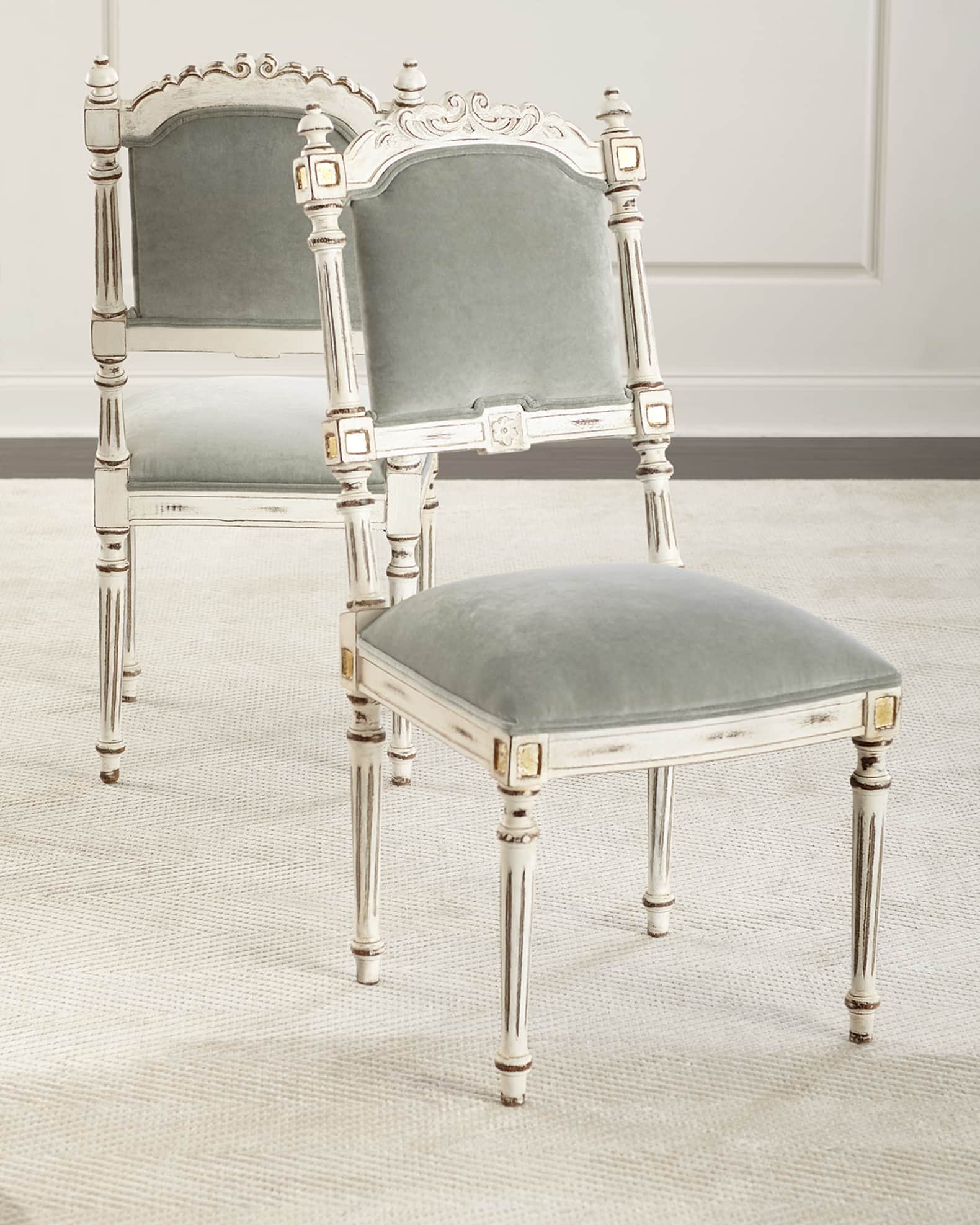 Angelette Velvet Dining Side Chair 1